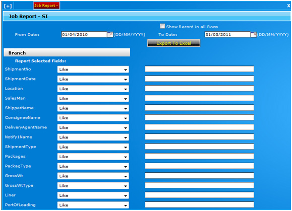 Freight Forwarding Software Module